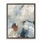 Stupell Industries Foggy Ombre Brush Strokes Framed Floater Canvas Wall Art Design by Michele Gort